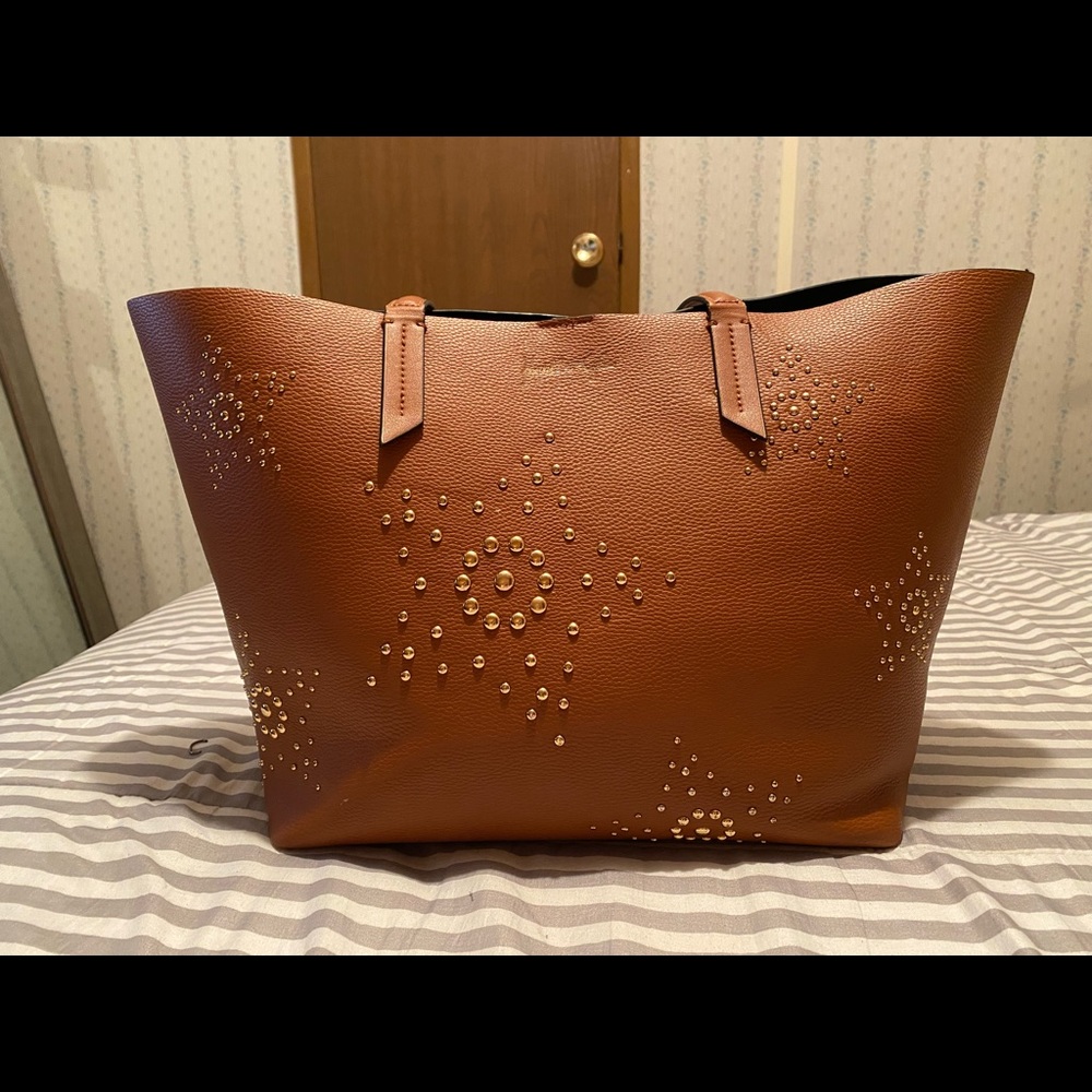 kendall&kylie brown tote bag with mini <3